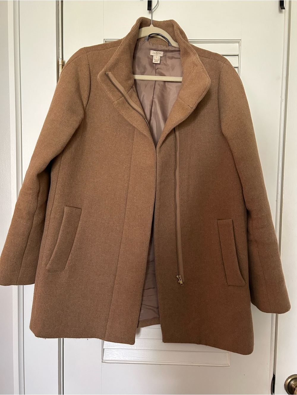 J. Crew Camel Brown City Coat